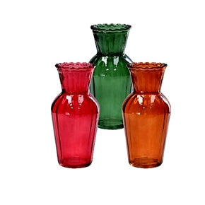 regalo italiano regalo italiano vaso in vetro josh d 75 cm h 15 cm 3 colori assortiti perfetto per eventi 1 pz ean 8057586208032