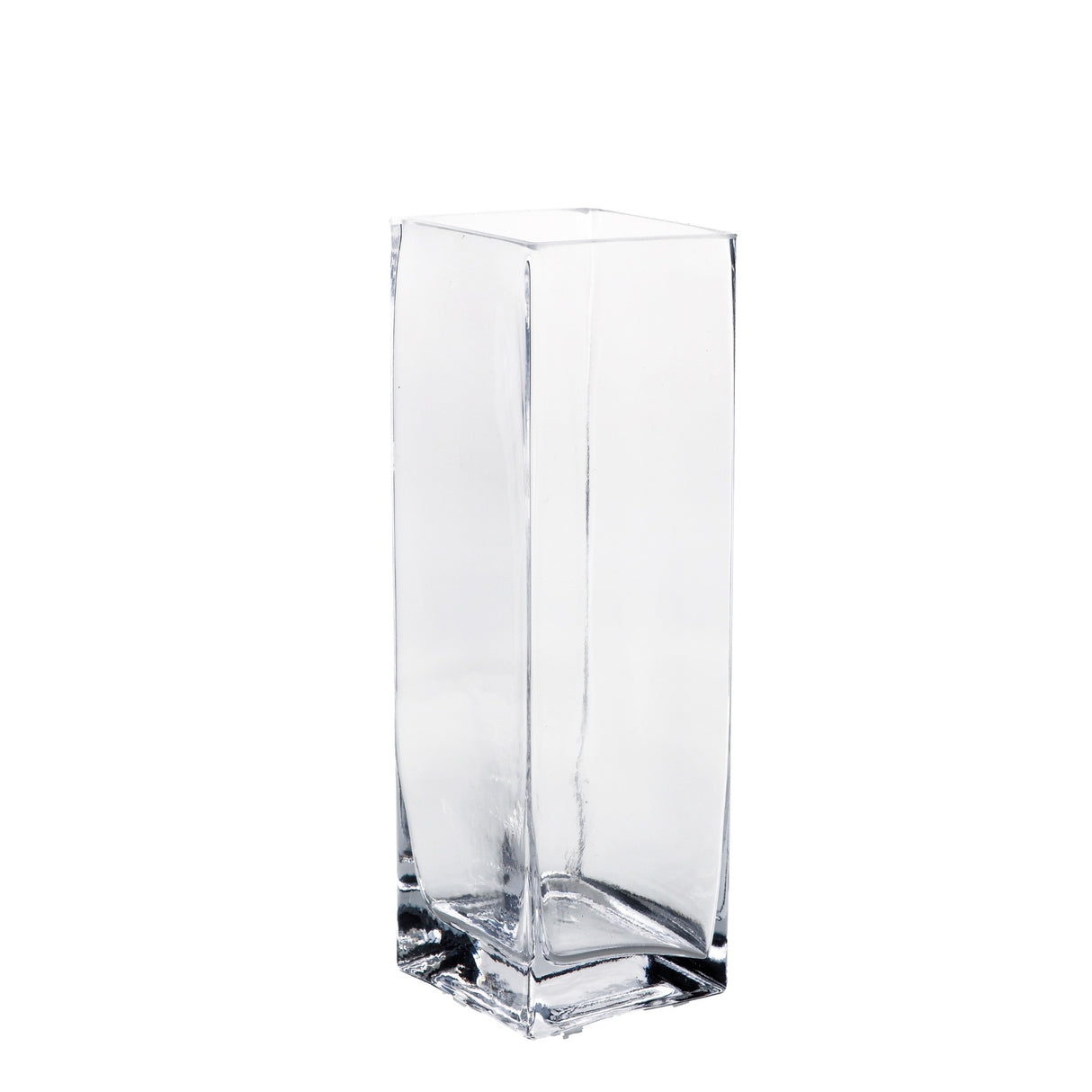 regalo italiano regalo italiano vaso in vetro rettangolare 8 x 8 cm h 25 cm vaso alto per fiori e arredo ean 8021785797765
