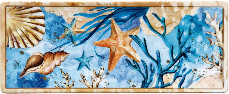 regalo italiano regalo italiano vassoio rettangolare melamina alyssa 27 x 11 cm h 2 cm blu 1 pz