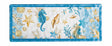 regalo italiano regalo italiano vassoio rettangolare melamina shell 27 x 11 x 2 cm blu 1 pz