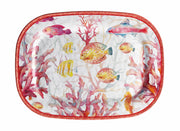Cadeau Italien Plateau Rectangulaire Melamine Shell 43 x 332 x 2 cm Rouge 1 Pièce