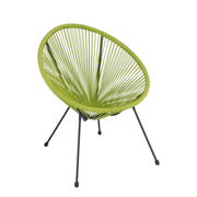 Chaise Extérieur Ad Trend Vert Tressé 68×62 H 82 cm