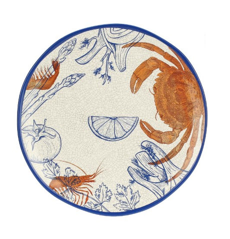 rose tulipani rose tulipani vassoio rotondo ocean life melamina d 42 cm ean 8018594611184