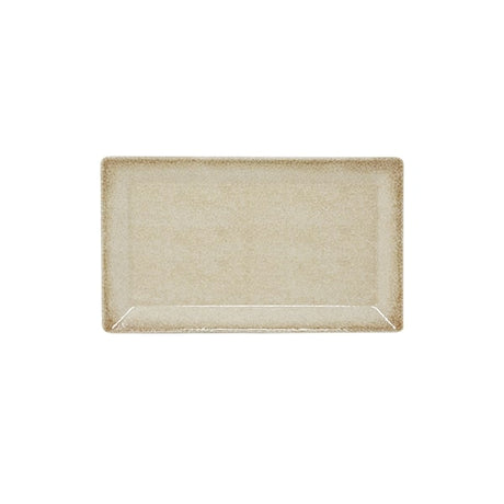 saturnia kimi piatto rettangolare 26 x 15 cm porcellana decorato sand ean 8003342048060