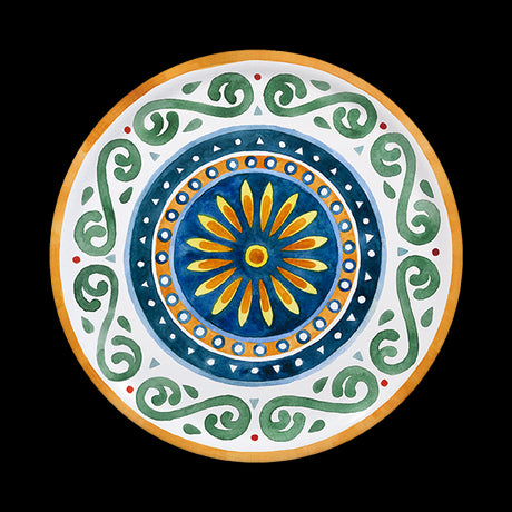 saturnia saturnia collezione capri piatto pizza d 33 cm h 18 cm porcellana napoli decorata ean 8003342035787