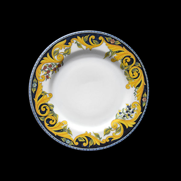 saturnia saturnia collezione tuscany piatto piano d 26 cm h 2 cm porcellana ischia decorata ean 8003342032458