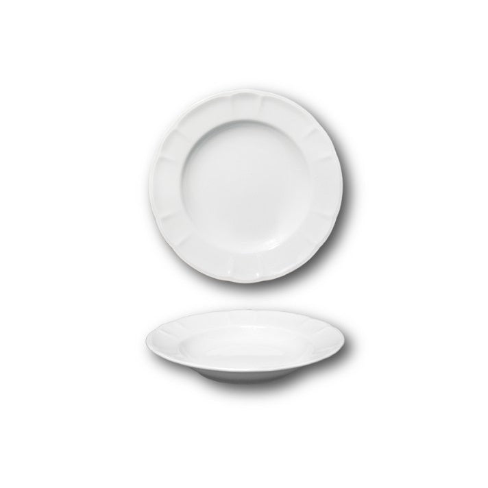 saturnia saturnia piatto fondo londra d 23 cm bianco piatto elegante per zuppe e primi ean 8003342020455