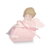Scotton Ange assis 60 x 40 x 100 mm Rose 10 pièces