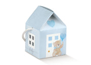 Maisonnette à cordes Scotton Little Bear 55 x 55 x 50 mm Bleu 10 pièces