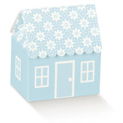 Maison de fleurs Scotton 60 x 40 x 70 mm, bleu clair, 10 pièces