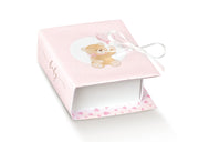 Coffret à livres Scotton Little Bear 70 x 60 x 30 mm, rose, 10 pièces