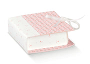 Boîte à confettis Scotton 70 x 60 x 25 mm, rose fleuri, 10 pièces