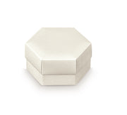 Boîte hexagonale Scotton avec séparateur 110 x 60 mm, blanche, 10 pièces