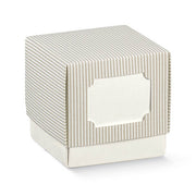 Boîte Scotton Fleur Millerighe Gris Tourterelle 70 x 70 x 70 mm 10 pièces