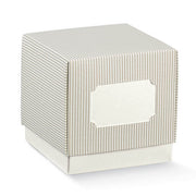 Boîte Scotton Fleur Millerighe Gris Tourterelle 90 x 90 x 90 mm 10 pièces
