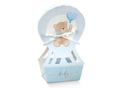 Boîte à montgolfières Scotton 60 x 40 x 145 mm Petit Ours Bleu 10 pièces