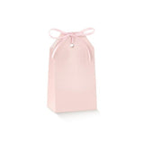 Scatolina tag Scotton fibra rosa 5,5×3,5×10cm conf. 10 pz. Bomboniera e packaging regalo per cerimonie eleganti. ean 8007402365975