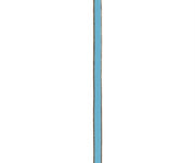Cordon Scotton en cuir écologique H 3 mm L 50 m Bleu Or