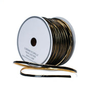 Cordon Scotton en cuir écologique H 3 mm L 50 m Noir Or