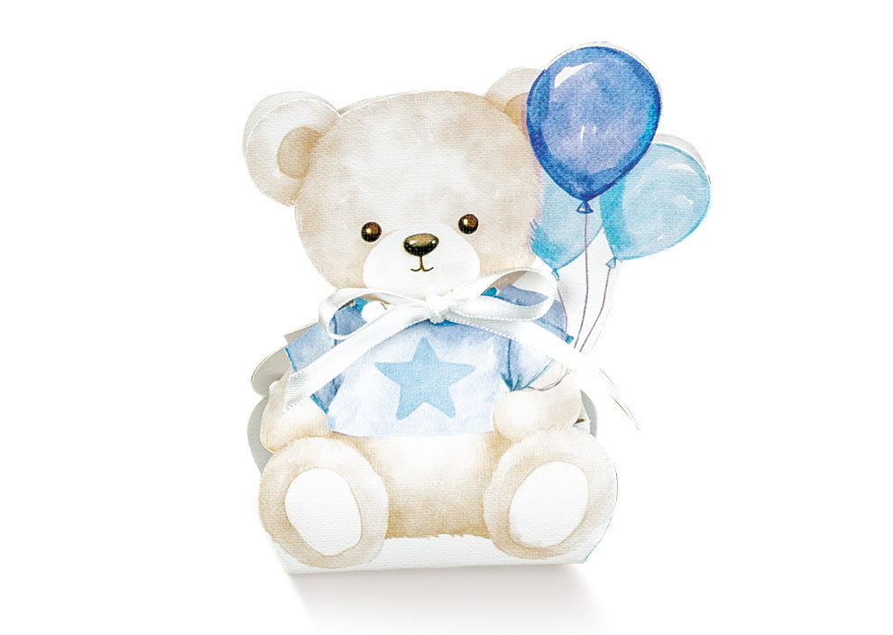 scotton scotton scatola portaconfetti 60 x 45 x 110 mm baby orsetto azzurro palloncini 10 pz ean 8007402700615