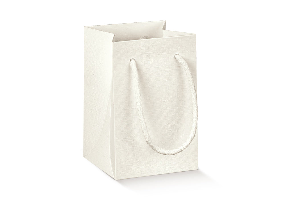 scotton scotton shopper con cordino 110 x 110 x 170 mm fibra bianco 10 pz ean 8007402707218