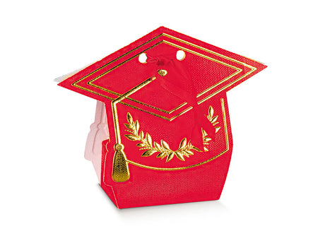 scotton scotton tocco scatola portaconfetti 70 x 40 x 85 mm alloro dorato 10 pz rosso ean 8007402700547