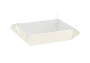 Plateau Scotton Pearl blanc 285 x 190 x 80 mm, 10 pièces