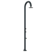 Douche en aluminium SINED Luna Alu Gris Double raccordement d'eau Pommeau de douche Iswitch et thermomètre Gris