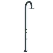 SINED Luna Alu Gris Douche à capteur en aluminium Double raccordement d'eau Pommeau de douche Iswitch Led Gris