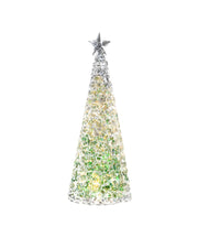 Lampe de Noël décorative Sompex Glamour H 33 cm Vert
