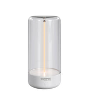 Lampe de table rechargeable Sompex Pulse (H 14,5 cm P 7 cm) blanche
