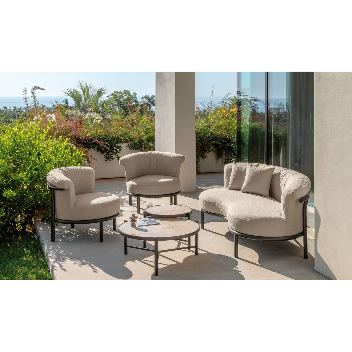 talenti talenti salotto james set sofa 2 poltrone living e tavolo caffe d88 beige mokka