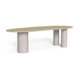 talenti talenti tavolo rettangolare james 260 x 105 cm bianco beige