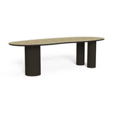 talenti talenti tavolo rettangolare james 260 x 105 cm mokka beige