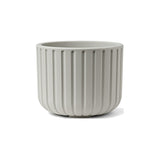 teraplast teraplast vaso echo rigato 50 sovrapponibile resina silver fog ean 8051560280328