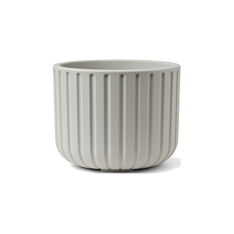 teraplast teraplast vaso echo rigato 50 sovrapponibile resina silver fog ean 8051560280328