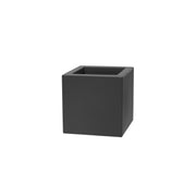 TeraPlast Vase Schio Cube 40 Cm Résine Anthracite