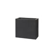 Arreda con il vaso alto TeraPlast Schio Tower Antracite, resina riciclabile 80×40×H70 cm, 52 lt, UV e gelo –30/+60 °C. Design verticale.