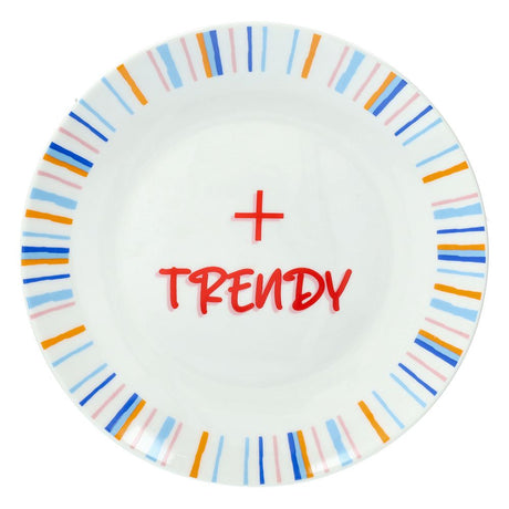 tognana tognana piatto dessert trendy good vibes d 205 cm new bone china multicolor ean 8056444538649