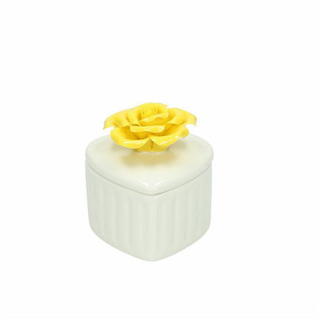 tognana tognana scatola cuore con rosa 8 cm petit giallo ean 8000257678078