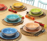 tognana tognana servizio tavola louise 18 pz art pepper multicolor ean 8000257524207