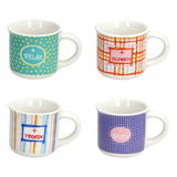 tognana tognana set 4 tazze caffe good vibes 65 cc senza piatto new bone china multicolor ean 8056444538557