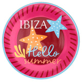 tognana tognana sottopiatto ibiza serving summer time 33 cm decorativo polipropilene fucsia ean 8056444536683