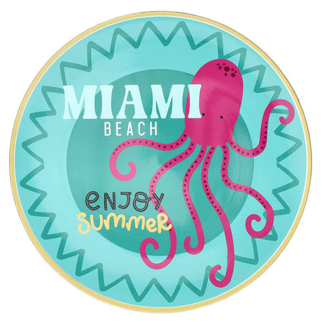 tognana tognana sottopiatto miami serving summer time 33 cm decorativo polipropilene verde ean 8056444536669