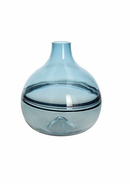 tognana tognana vaso bombato riga blu h 27 cm design atmosphere ean 8056444275476