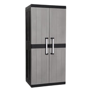 Toomax Armoire 2 Portes Garage Mega Utility Cabinet avec Étagères – Meuble Porte-Outils avec 4 Étagères Réglables