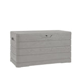 toomax toomax baule da giardino dolomiti 410 grigio tortora contenitore in plastica resistente ai raggi uv ean 8009371904247