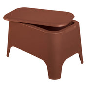 Toomax Petra Table Basse avec Rangement et Couvercle Amovible Terre Cuite – Table Basse d'Extérieur Résistante aux Rayons UV
