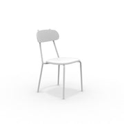 Chaise Vermobil Fox en métal blanc