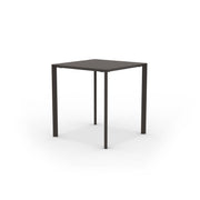 Table carrée autonivelante Vermobil Fox 70 x 70 cm H 75 cm Bronze